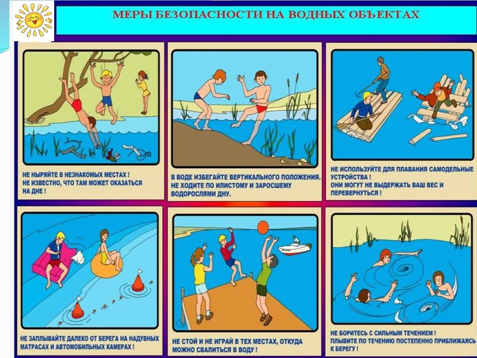 Меры безопасности на водных объектах